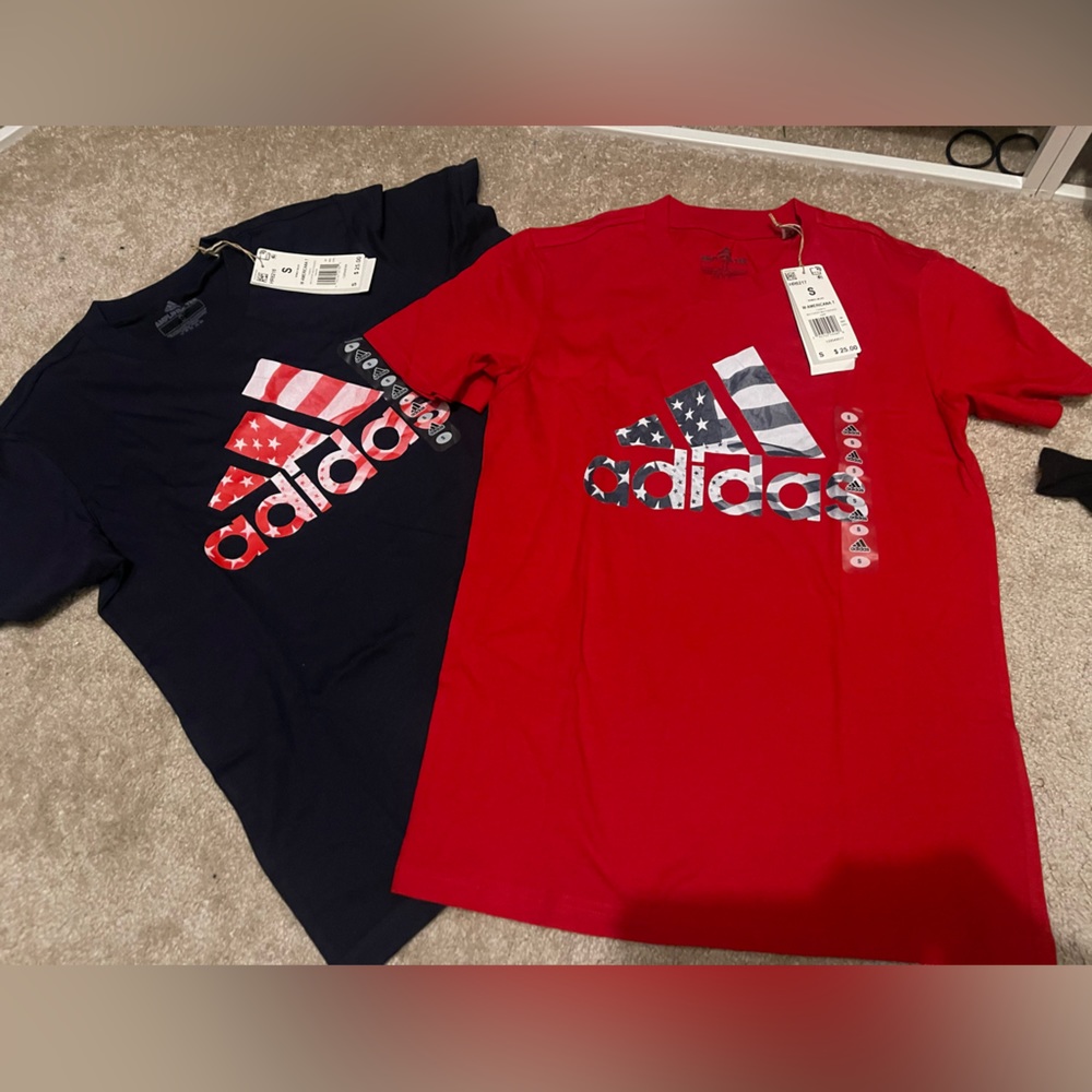 Adidas Patriotic USA shirts